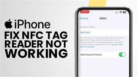 what is no support for nfc tag|fix nfc not working on iphone.